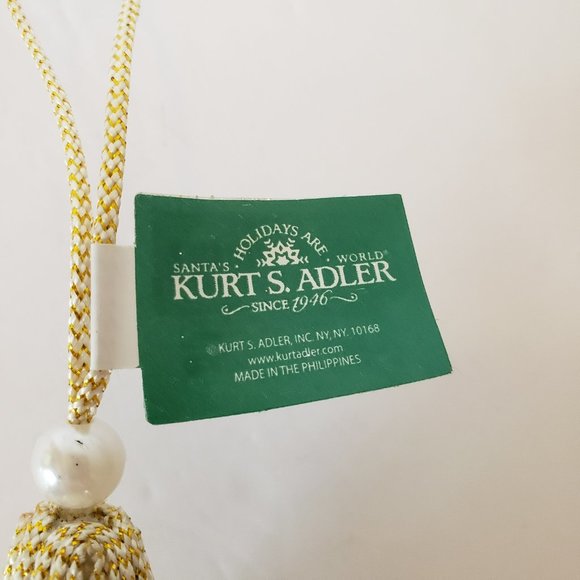 Kurt Adler Pearl & Sequine Ornament New - Picture 6 of 7